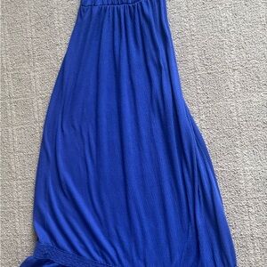 Vibrant Blue Maxi Dress